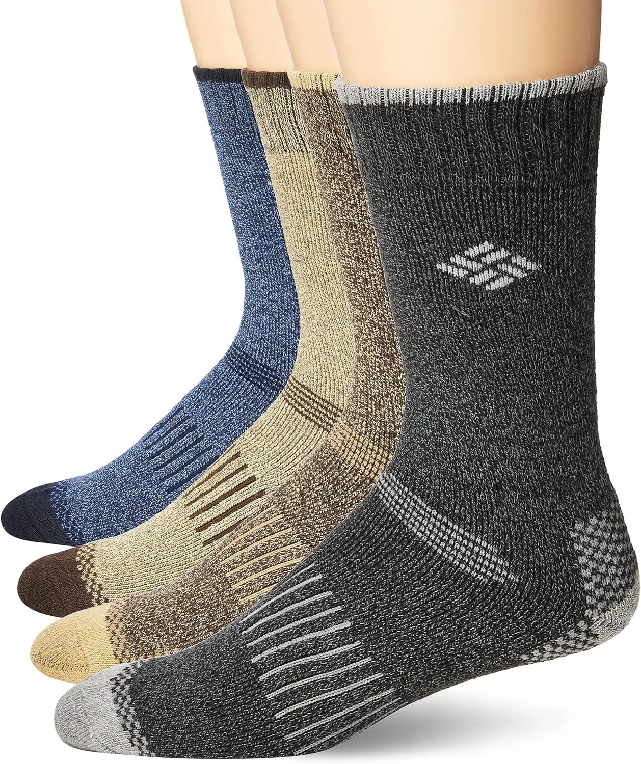 Columbia Men's 4 Pack Moisture Control Crew Socks