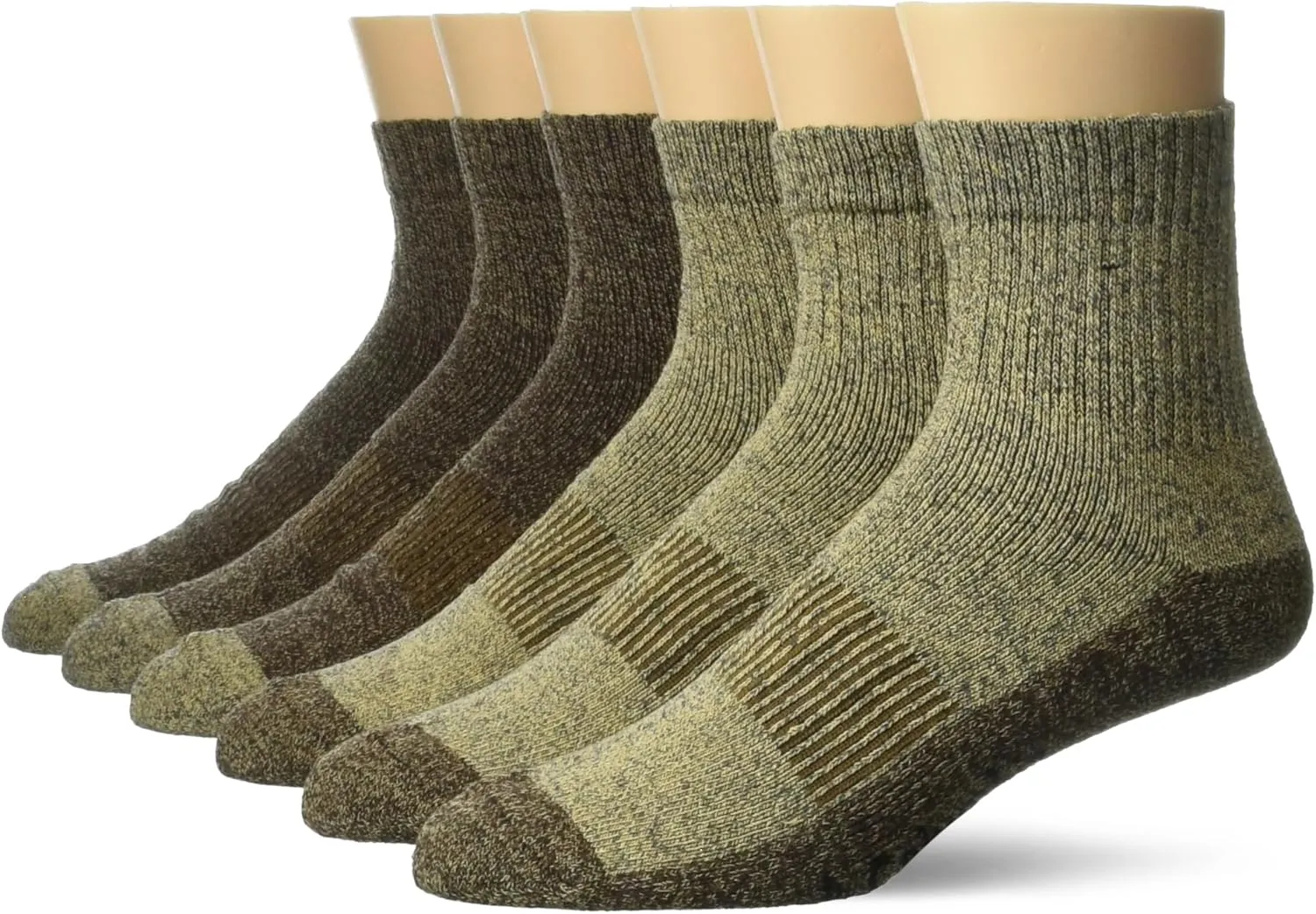 Columbia Men's 6 Pack Moisture Control Quarter Socks