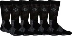 Columbia Men's Moisture Control Crew Socks 6-Pack