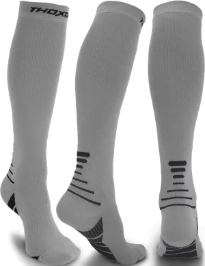 Compression Socks for Women Men 20-30 mmHg, Knee High Support Circulation Sock for Travel Sport Medical (1or 2Pair)