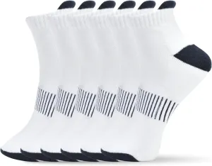 Cotton Anti-Blister Low Cut Cushioned Breathable Running Athletic Ankle Tab Running Socks for Men- (Pack of 6)