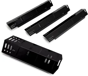 Criditpid Grill Heat Plate Replacement for Dyna-Glo DGH450CRP, Porcelain Steel Heat Shield for Dyna-Glo 4 Burner Grill, 4 Pack