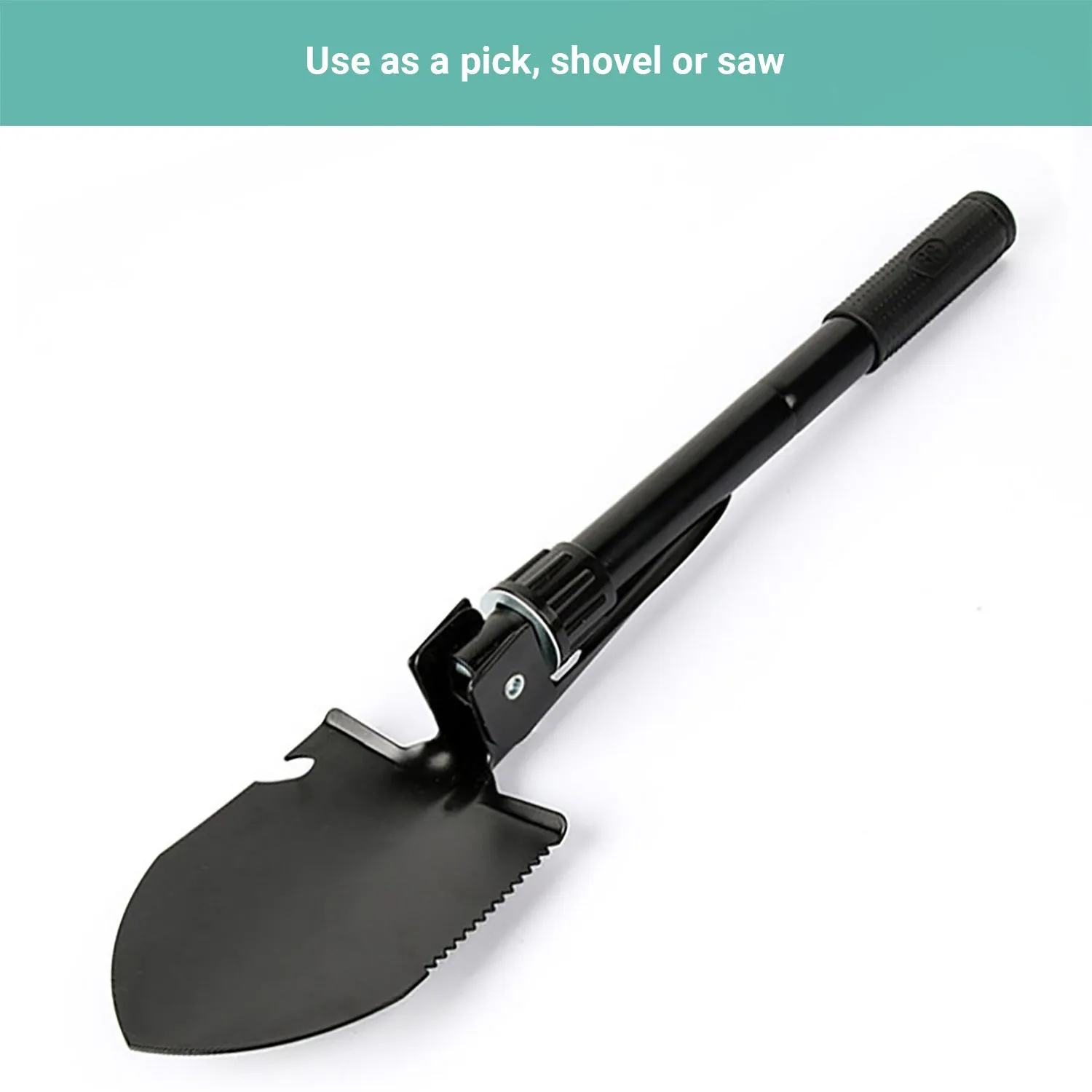 Crocox Folding Shovel Military Portable Tool Garden Spade Outdoor Hiking Pouch
