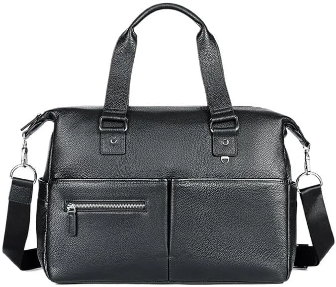 CSCDD First Layer Cowhide Travel Bag Storage Bag Portable Travel Duffel Bag