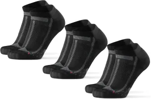 DANISH ENDURANCE Ankle Running Socks for Long Distances, Cushioned, Anti-Blister, Moisture Wicking, Men & Women, 3 & 5 Pack