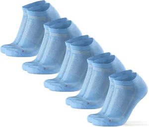 DANISH ENDURANCE Ankle Running Socks for Long Distances, Cushioned, Anti-Blister, Moisture Wicking, Men & Women, 3 & 5 Pack