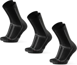 DANISH ENDURANCE Cushioned Running Socks for Long Distances, Crew Length, Anti-Blister for Men & Women, 3 and 5 Pack