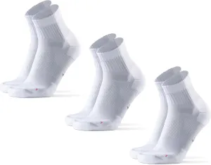 DANISH ENDURANCE Cushioned Running Socks for Long Distances, Quarter Length, Anti-Blister for Men & Women, 3 and 5 Pack