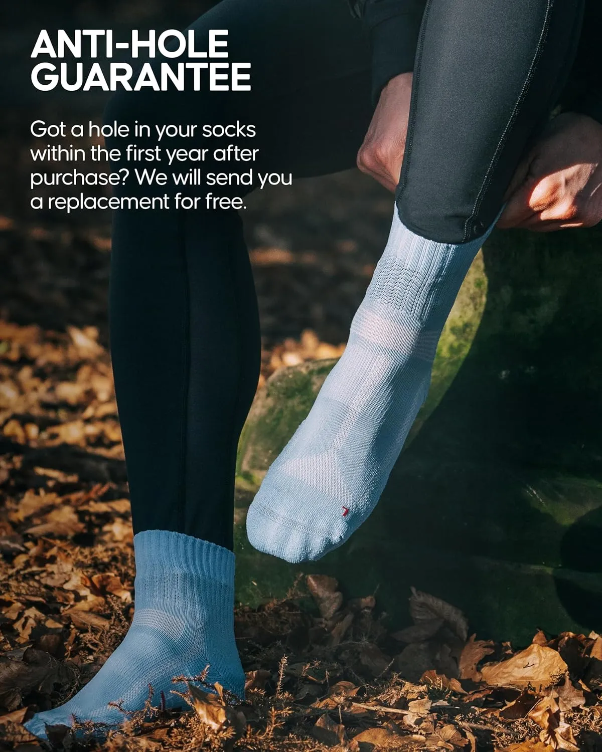 DANISH ENDURANCE Cushioned Running Socks for Long Distances, Quarter Length, Anti-Blister for Men & Women, 3 and 5 Pack