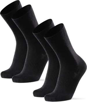 DANISH ENDURANCE Merino Wool Hiking Liner Socks, Thermal, Anti-Blister for Men and Women 2-Pack