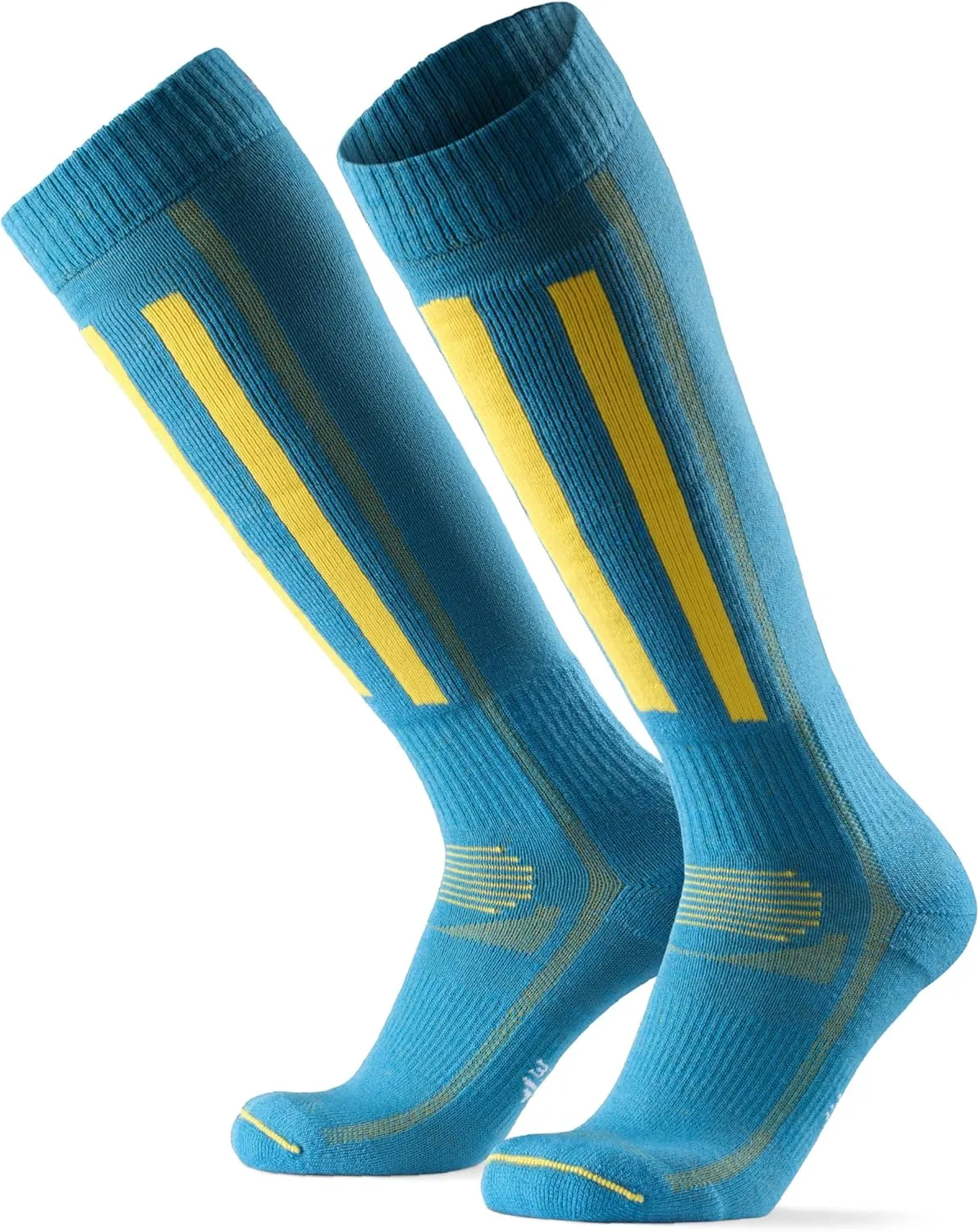 DANISH ENDURANCE Merino Wool Thermal Ski Socks, Shin Padding, Warm, for Men & Women 1 or 2 Pack
