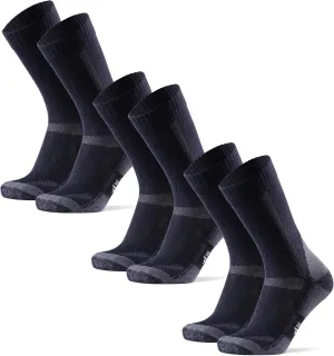 DANISH ENDURANCE Winter Hiking Socks, Anti-Blister Merino Wool, 3-Pack