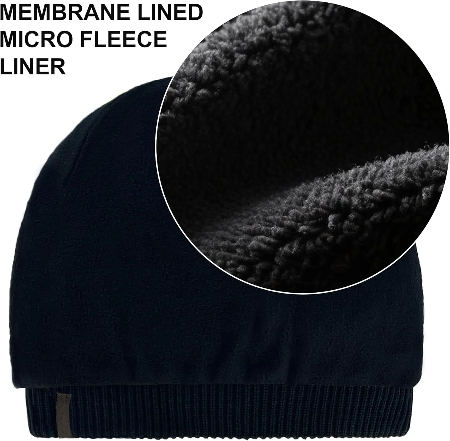DexShell Waterproof Beanie Hat for Men and Women for Winter Cold Weather, Membrane Insulated Fleece Liner