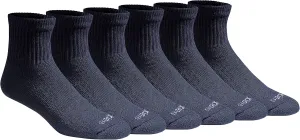 Dickies Men's Dri-tech Moisture Control Quarter Socks, Available in M-XXL (6, 12, 18 Pairs)
