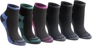 Dickies Women's Dri-Tech Moisture Wicking Quarter Socks, Multipack
