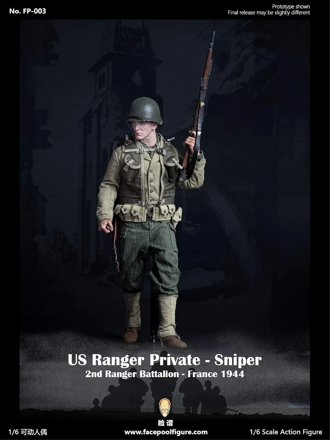 Die Play FP003A 1/6 Scale American Military Soldier Action Figures, 12 Inch Flexible Soldiers Model Set with Accessories Collectable Figures Military Toys, Multicolored (SJYT-001)