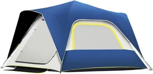 Dome Tents Automatic Instant Pop-Up Tents, Double-Layer Outdoor Camping Tent Rainstorm-Proof Sunscreen for Hiking Picnic Outdoor Travel