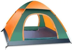 Double-Door Automatic Tent Fabric Screen Door Screen Ventilation Good Super Tough Pole Storage Portable Lazy Equipment Outdoor Leisure