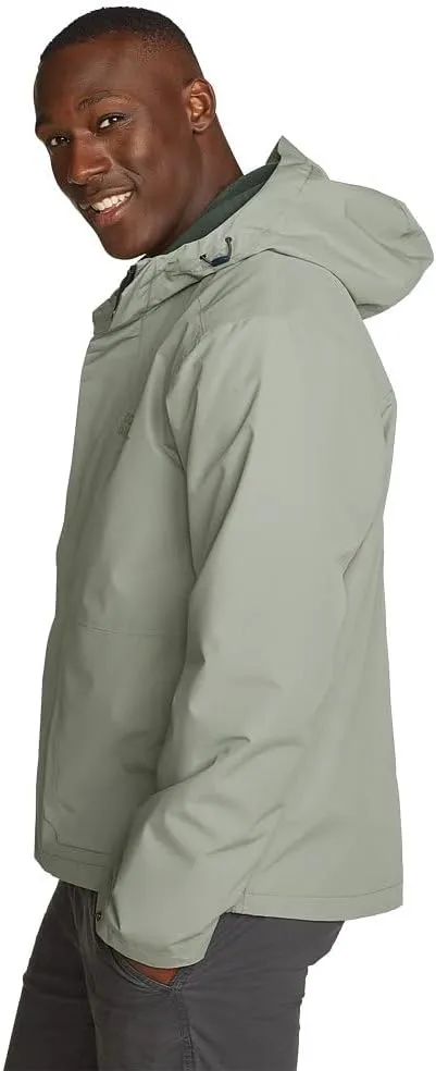 Eddie Bauer Men's Packable Waterproof Rainfoil Storm Jacket