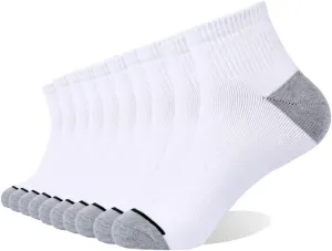 EnerWear 10P Pack Unisex Cotton Moisture Wicking Cushion Ankle Socks