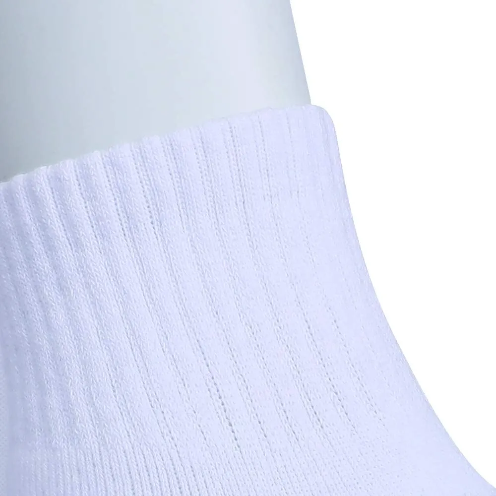EnerWear 10P Pack Unisex Cotton Moisture Wicking Cushion Ankle Socks