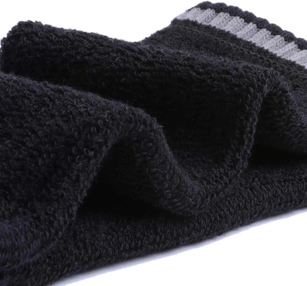 EnerWear 10P Pack Unisex Cotton Moisture Wicking Cushion Crew Socks