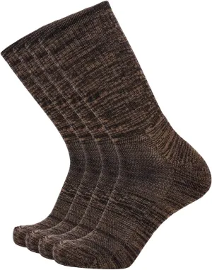 EnerWear 4P Pack Men's Merino Wool Blended Blister Free Trail Socks