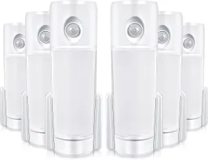 Enhon 4 in 1 LED Rechargeable Plug in Flashlights, LED Emergency Lights for Home, Power Failure Night Light with Motion Sensor, Portable Power Outage Light for Home Bedroom(6 Pack)