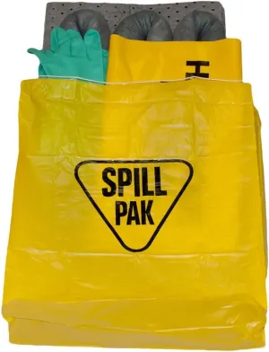 Enpac Economy Bag Spill Kit, Universal, Yellow, 5-Gallon Spill Capacity