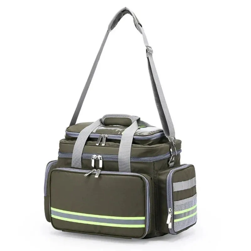 Essential first aid suitcase for emergency situations