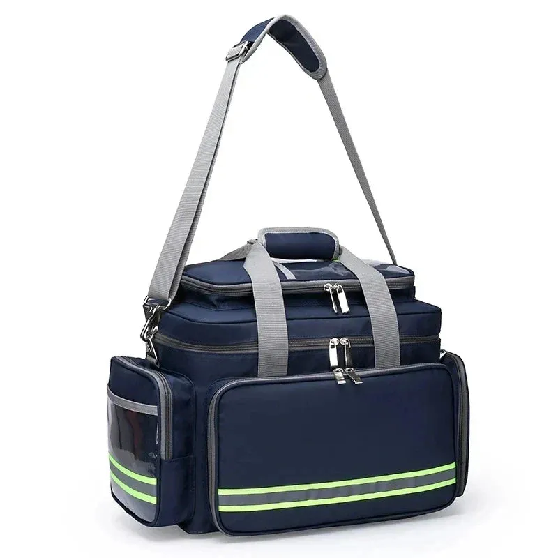 Essential first aid suitcase for emergency situations