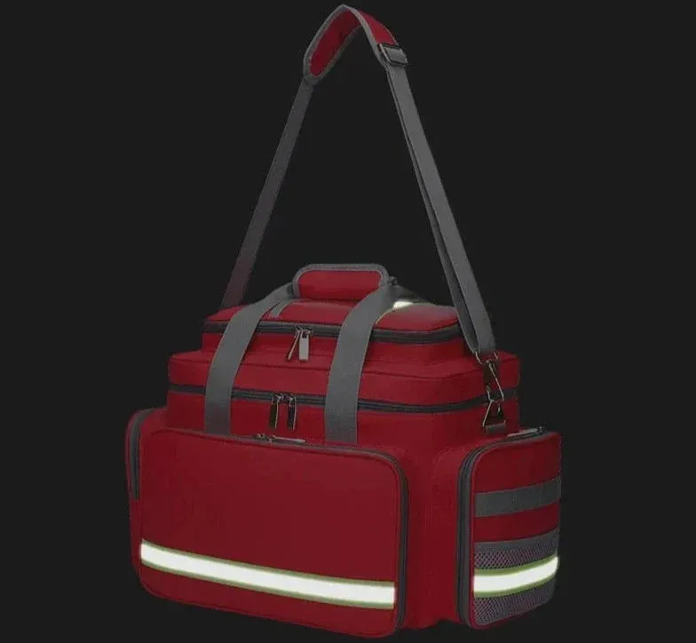 Essential first aid suitcase for emergency situations