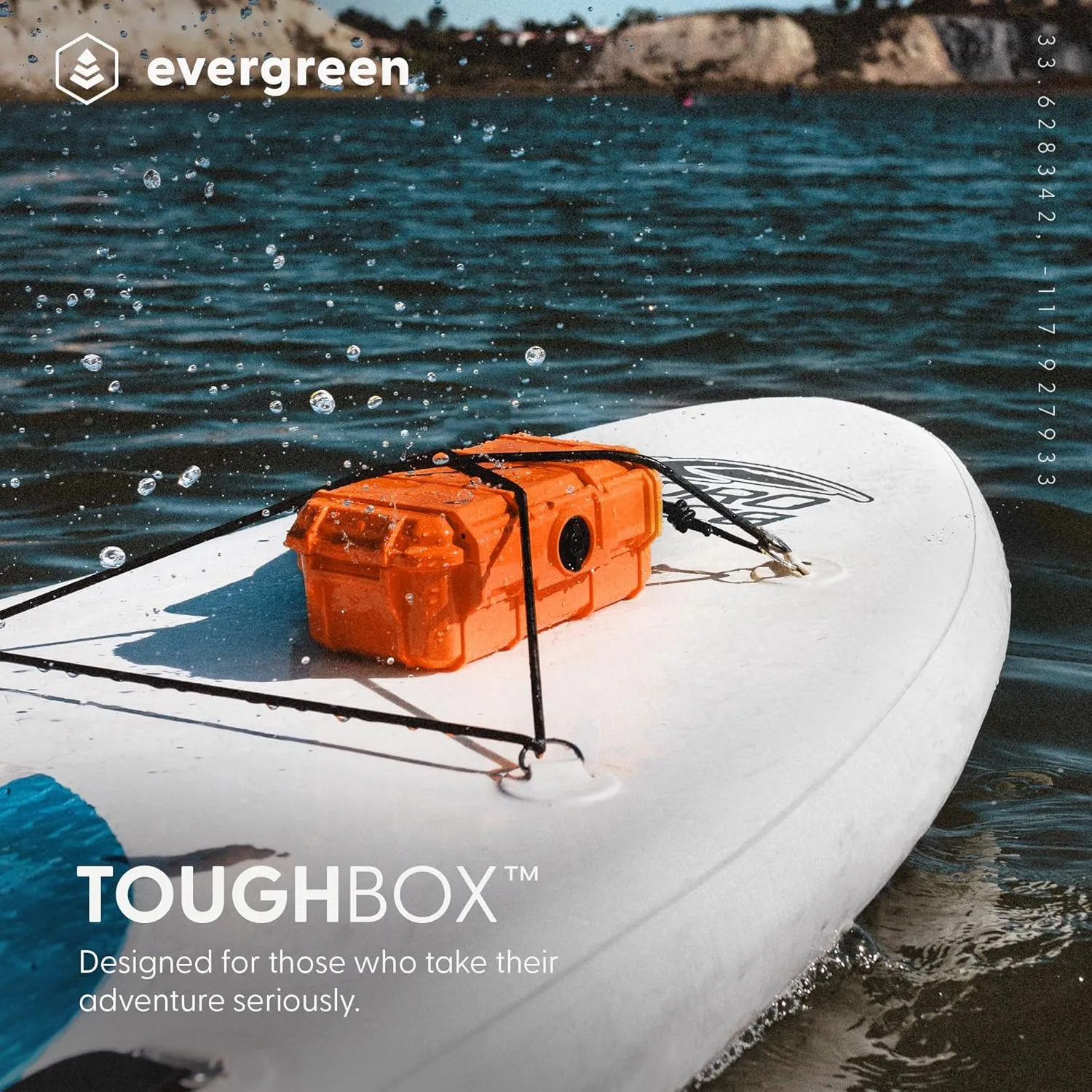 Evergreen 57 Waterproof Dry Box Protective Case with Pick & Pluck Foam - Travel Safe/Mil Spec/USA Made - for Cameras, Phones, Hiking, Boating, Water Sports, Action Cams (Blue)
