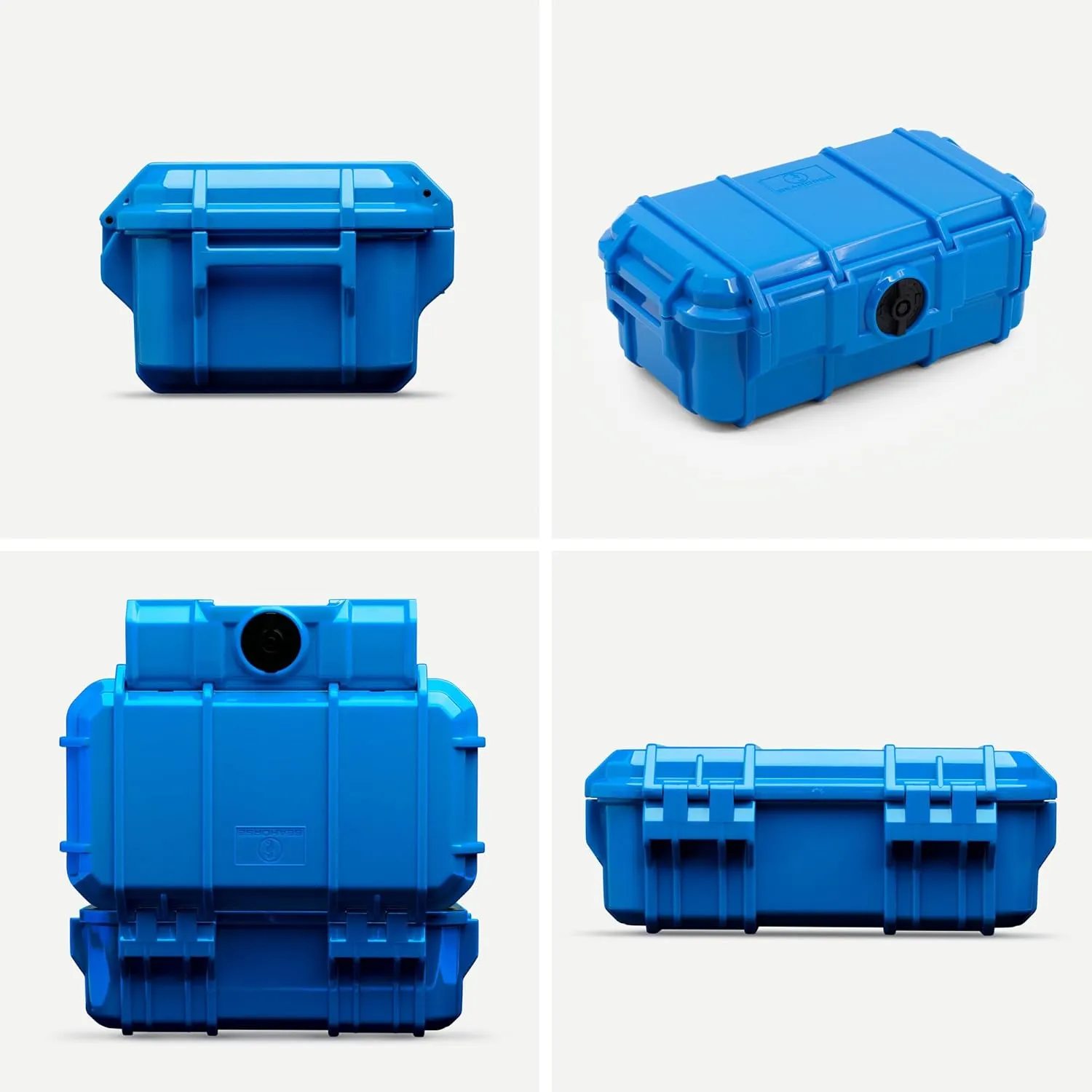 Evergreen 57 Waterproof Dry Box Protective Case with Pick & Pluck Foam - Travel Safe/Mil Spec/USA Made - for Cameras, Phones, Hiking, Boating, Water Sports, Action Cams (Blue)