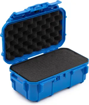 Evergreen 57 Waterproof Dry Box Protective Case with Pick & Pluck Foam - Travel Safe/Mil Spec/USA Made - for Cameras, Phones, Hiking, Boating, Water Sports, Action Cams (Blue)