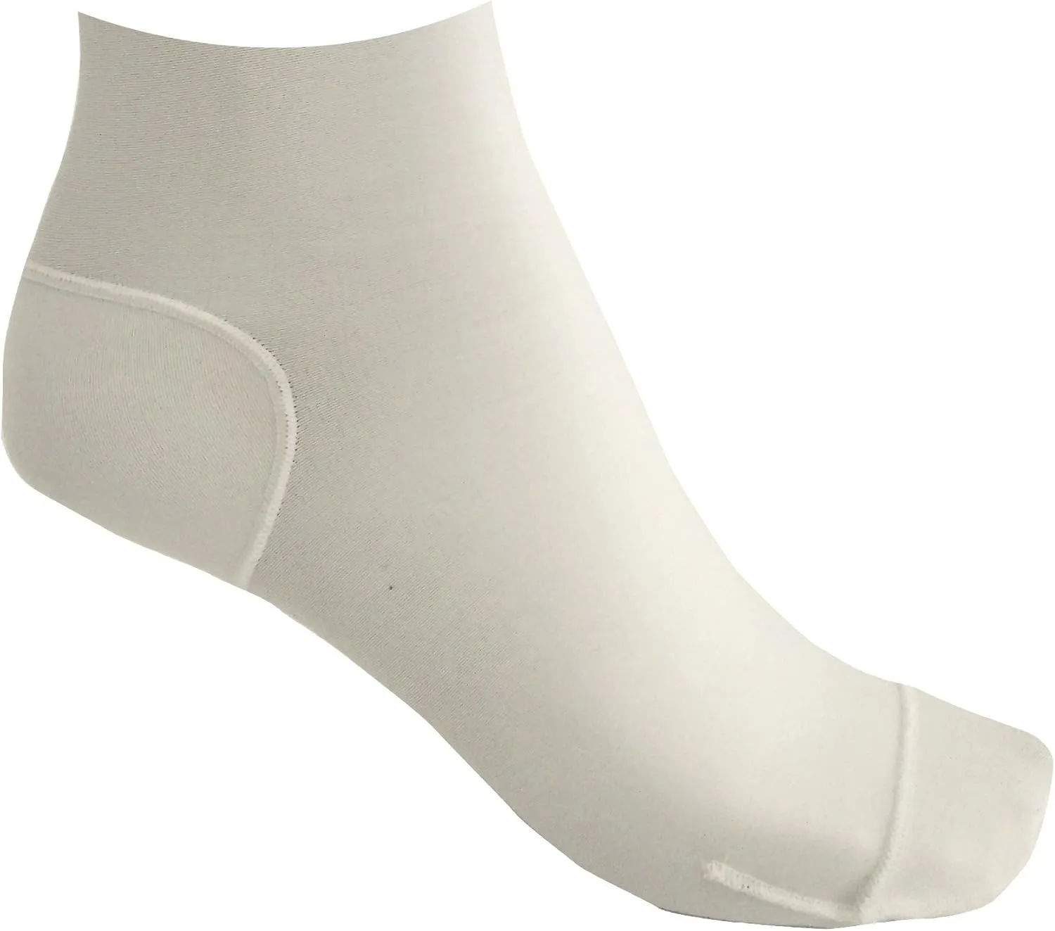 Extreme Anti-Blister No Show Athletic Running Socks for Men and Women (Small, White)