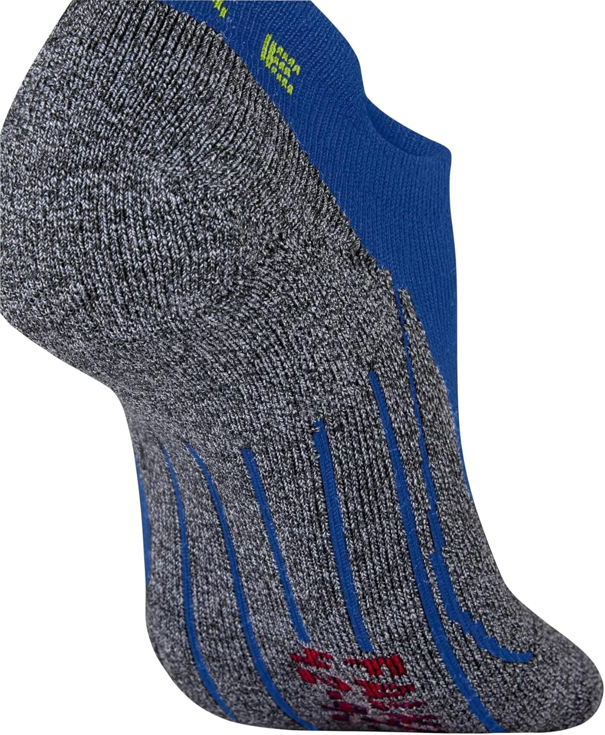 FALKE Men's RU3 Comfort Invisible Running Socks, No Show, Thick Cushion, 1 Pair