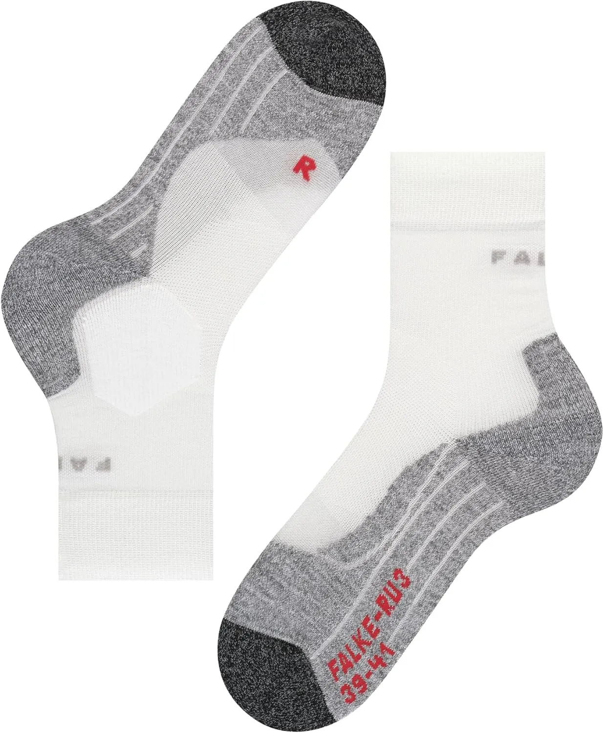 FALKE Men's RU3 Comfort Running Socks, Thick Cushion, Anatomic, 1 Pair
