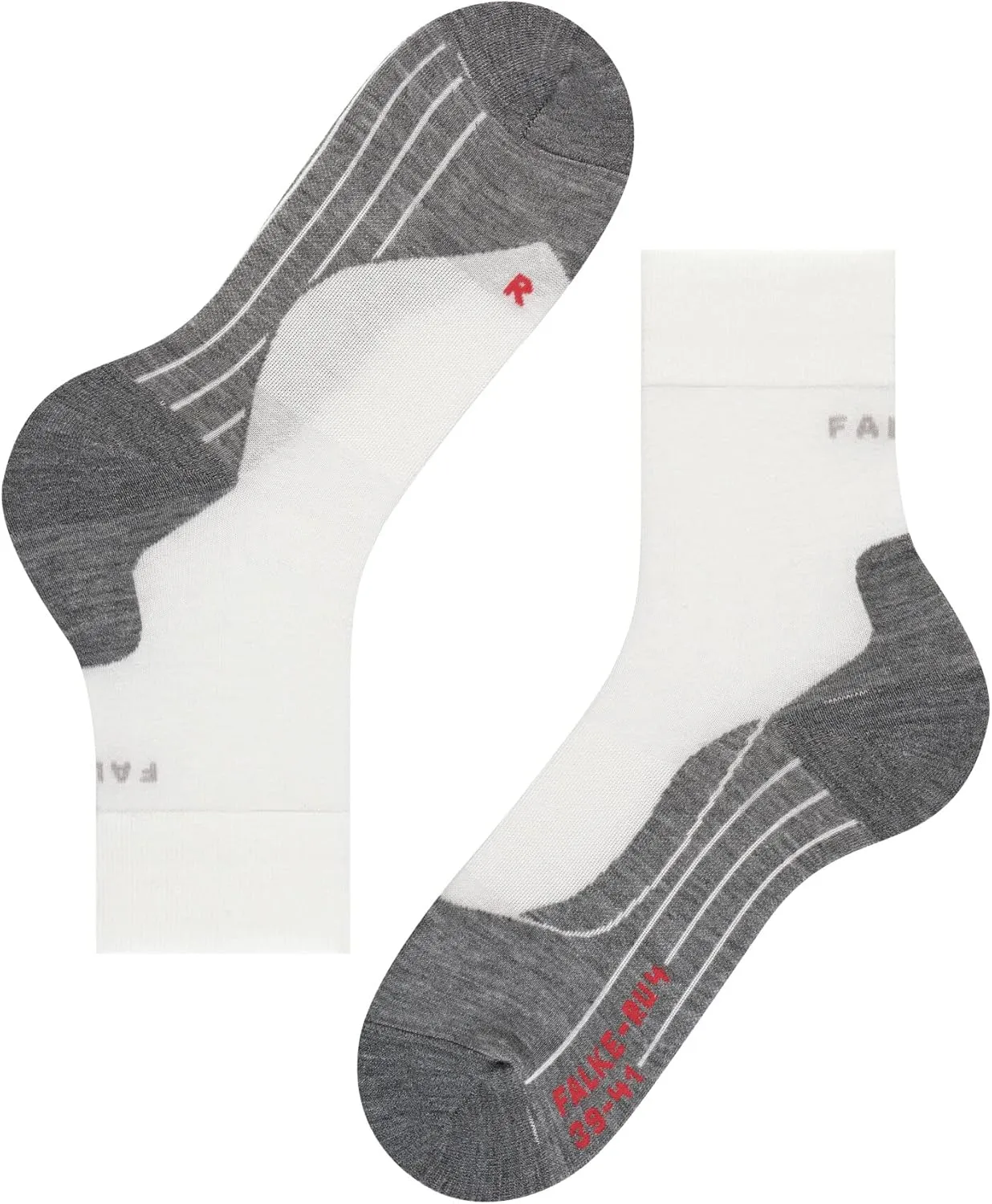 FALKE Men's RU4 Endurance Running Socks, Crew, Medium Cushion, Quick Dry, 1 Pair