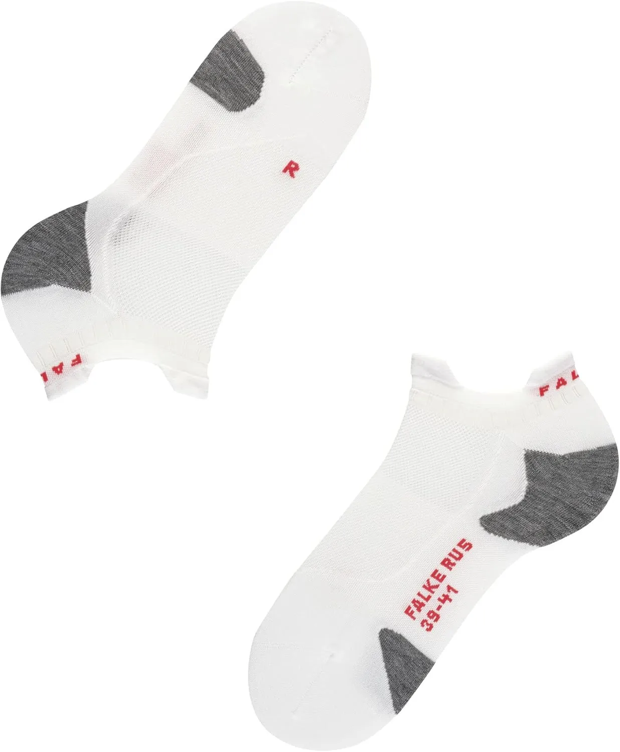 FALKE Men's RU5 Race Invisible Running Socks, No Show, Ultralight, 1 Pair