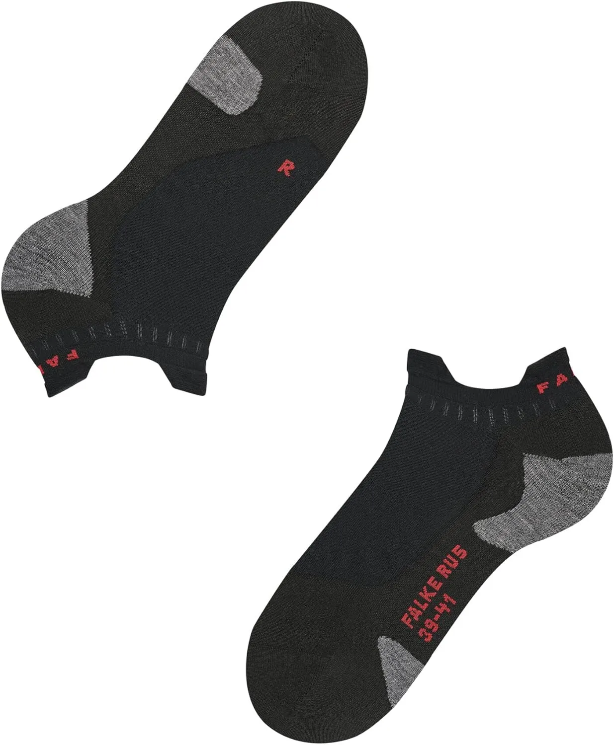 FALKE Men's RU5 Race Invisible Running Socks, No Show, Ultralight, 1 Pair