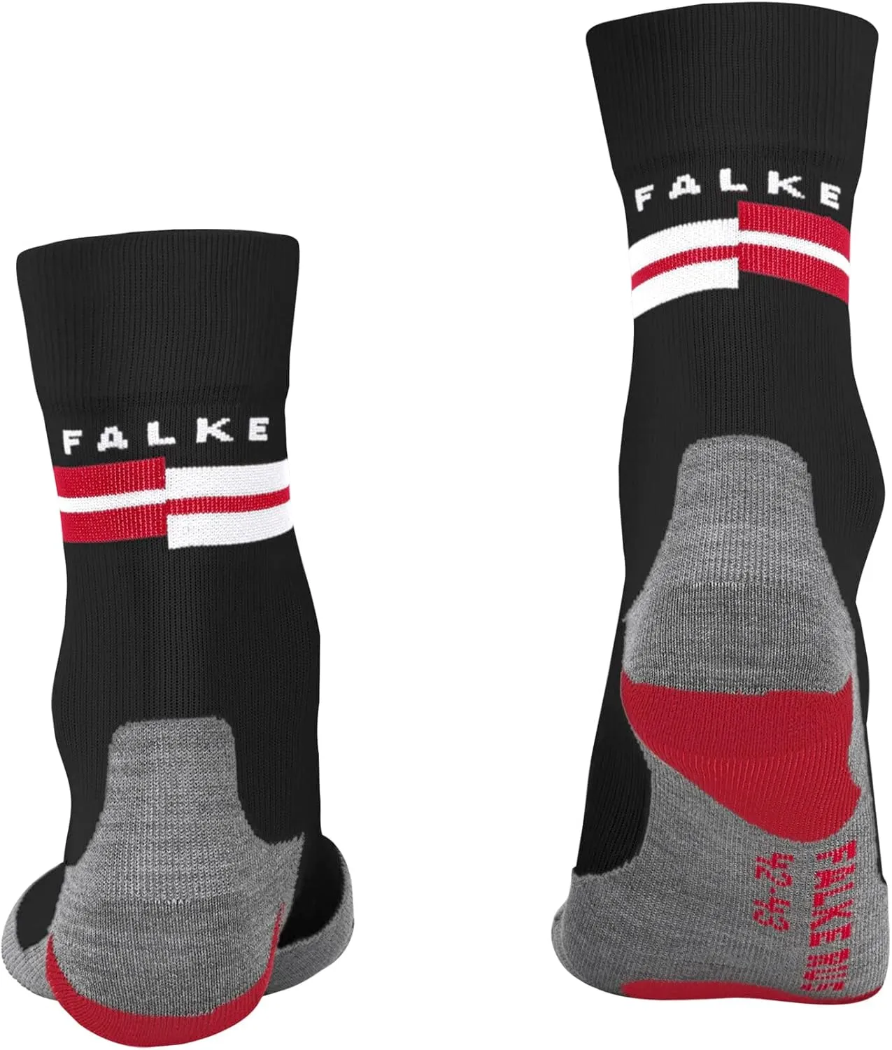 FALKE Men's RU5 Race Running Socks, Mid Calf, Ultralight Cushion, 1 Pair