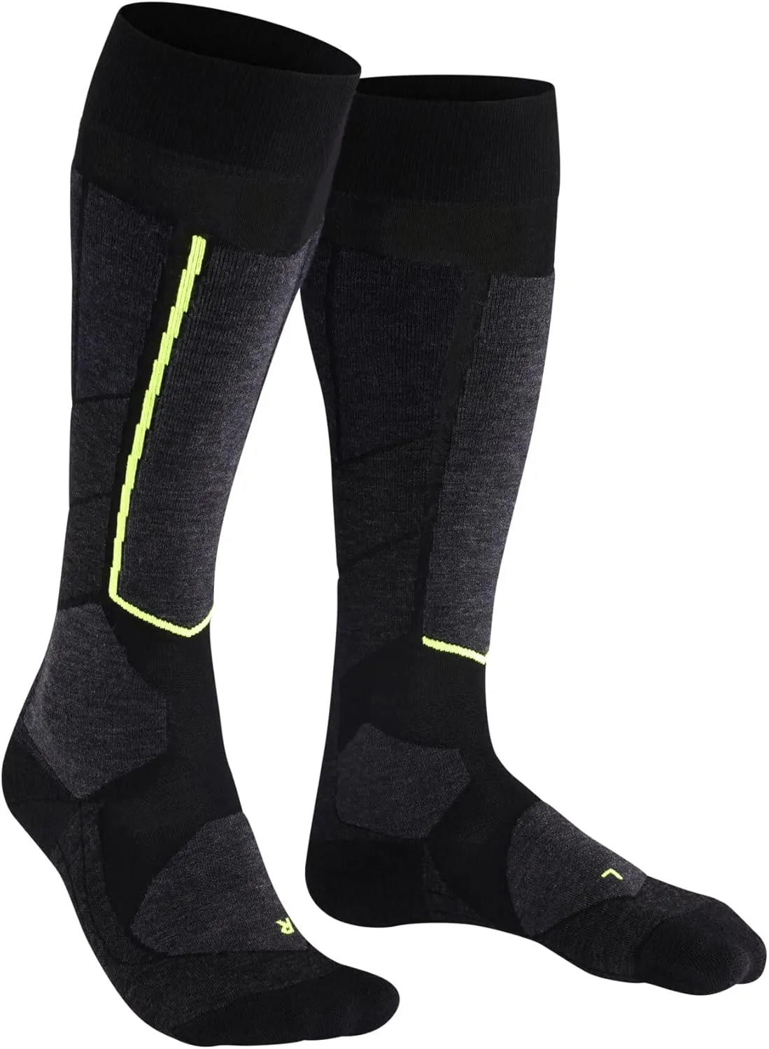 FALKE Men's ST4 Wool Ski Tour Socks, Ultralight Cushion, 1 Pair
