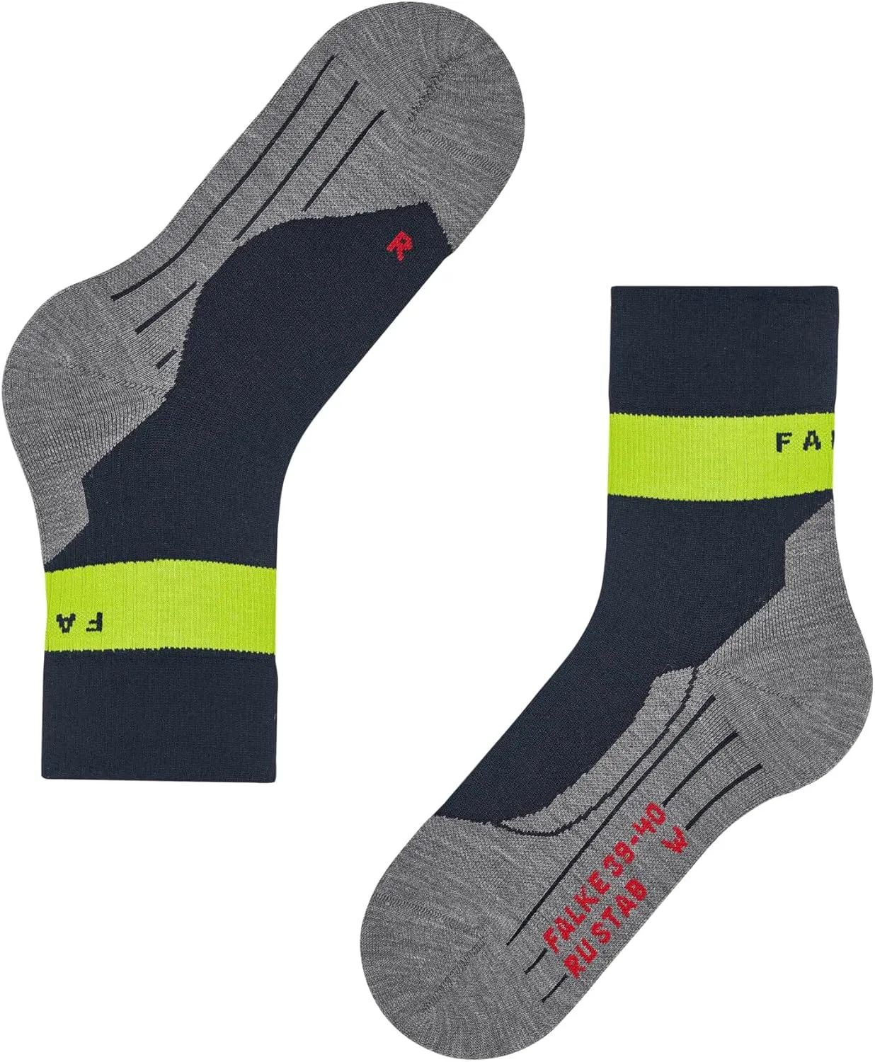 FALKE Men's Stabilizing Cool Running Socks, Medium Cushion, 1 Pair