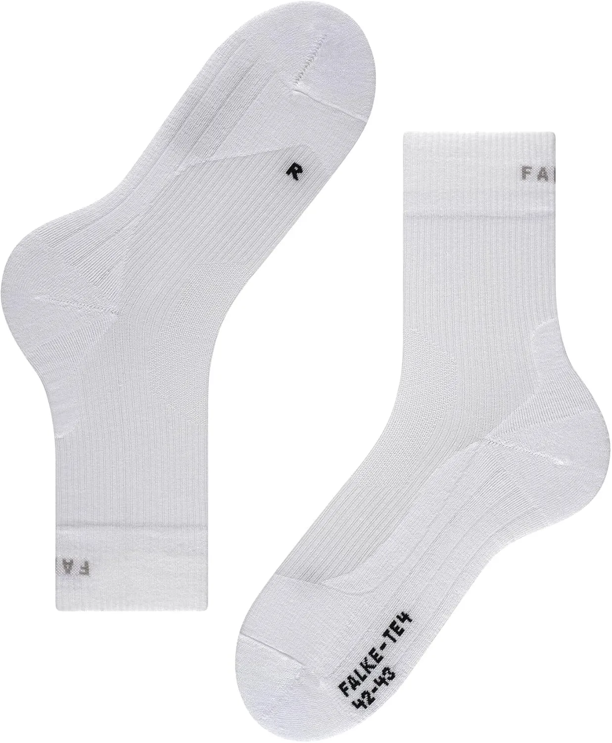 FALKE Men's TE4 Tennis Socks, Crew, Lightweight, Stabilizing, Quick Dry, 1 Pair