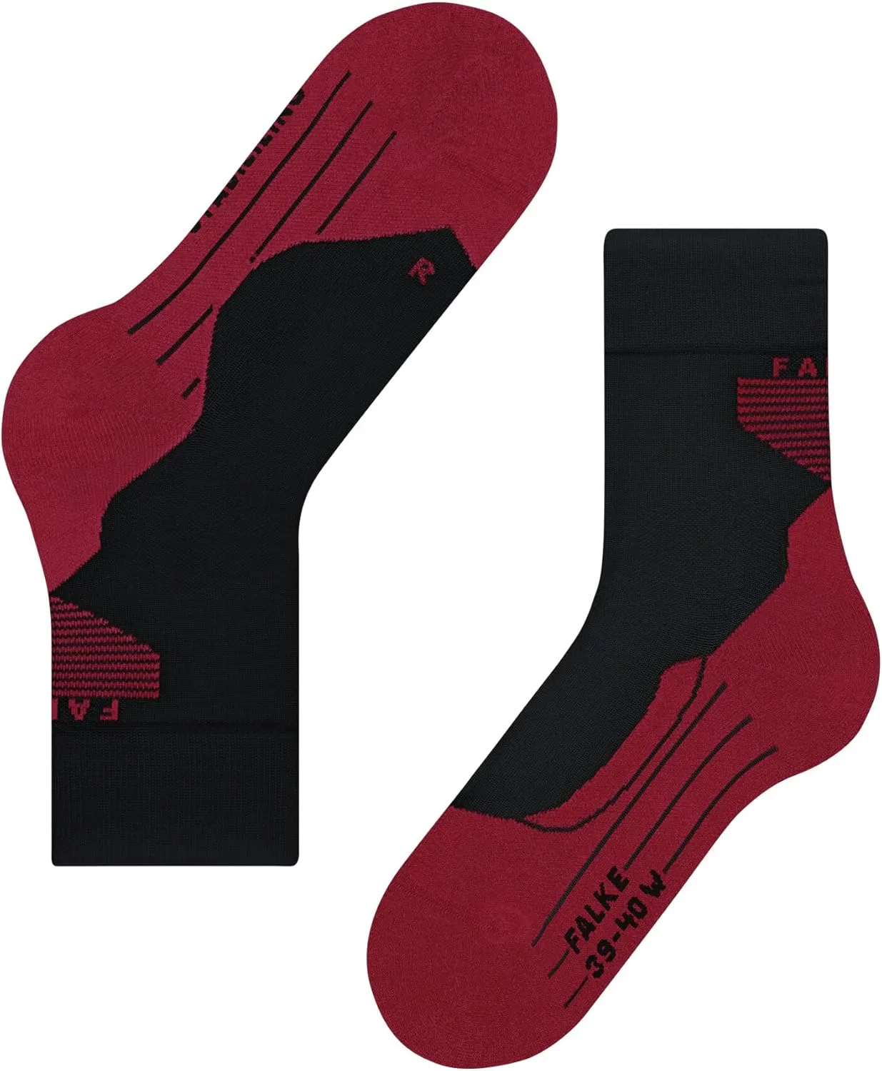 FALKE Women's RU Compression Stabilizing Running Socks, 1 Pair