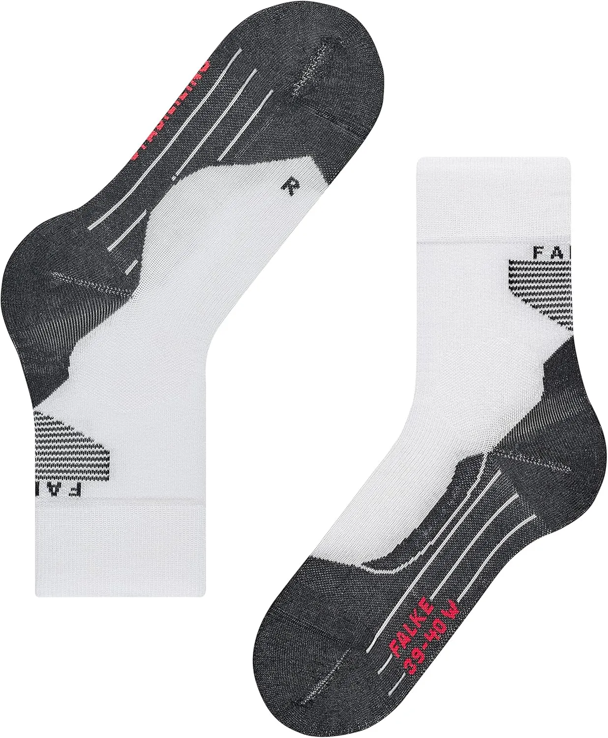 FALKE Women's RU Compression Stabilizing Running Socks, 1 Pair