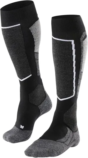 FALKE Women's SK2 Intermediate Ski Socks, Warming, Quick Dry Merino Wool, 1 Pair