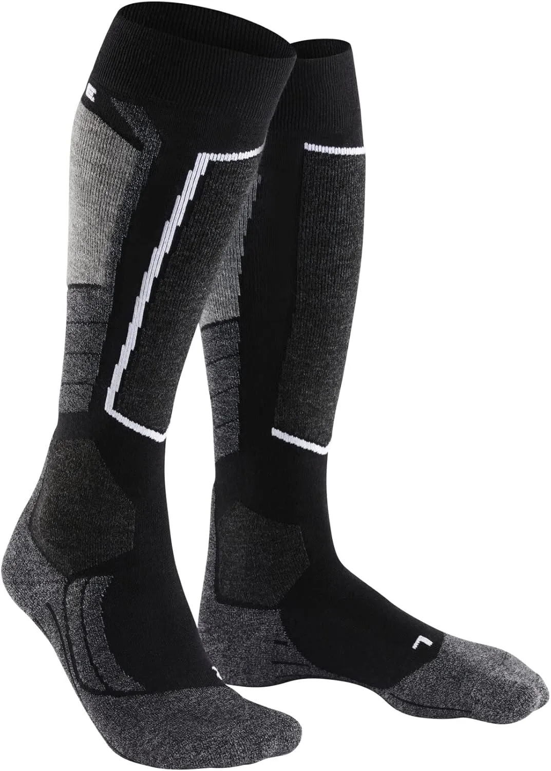 FALKE Women's SK2 Intermediate Ski Socks, Warming, Quick Dry Merino Wool, 1 Pair