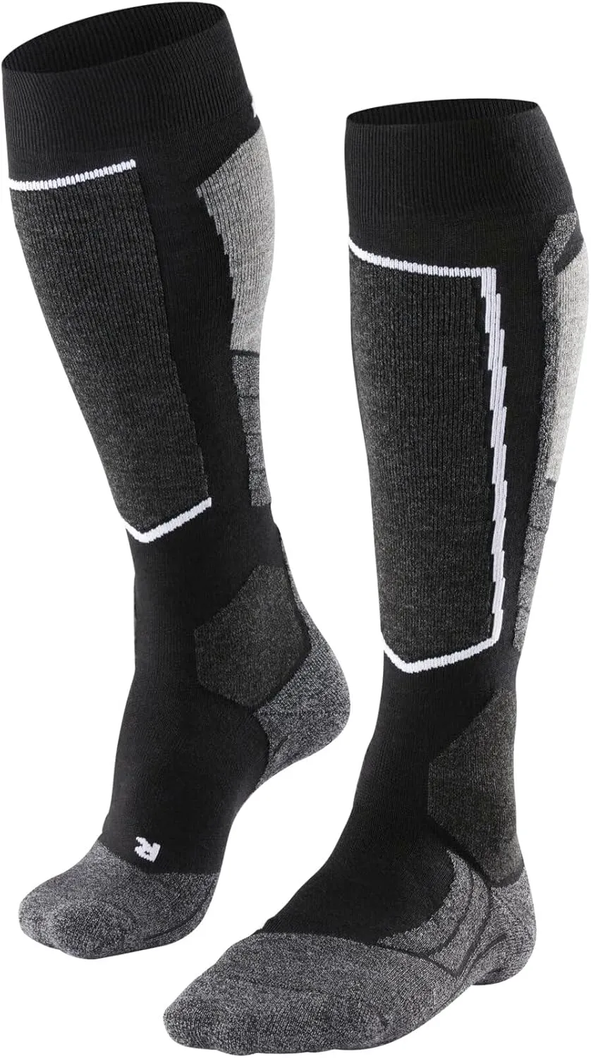 FALKE Women's SK2 Intermediate Ski Socks, Warming, Quick Dry Merino Wool, 1 Pair